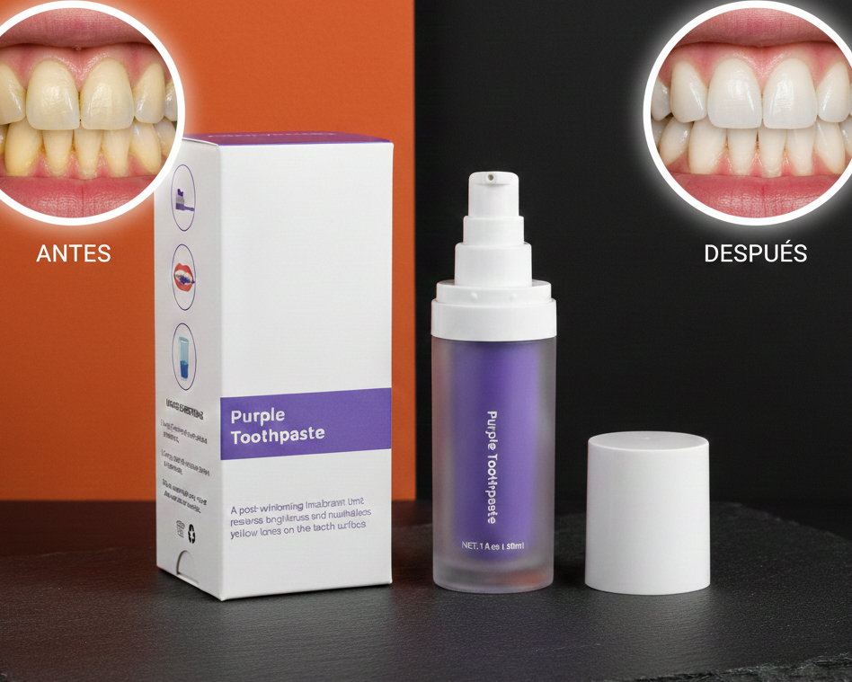 Pasta Dental Blanqueadora Violeta V34
